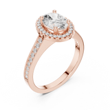 Ladies Ring DDLR-417@7 - Rose Gold - Image