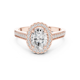 Ladies Ring DDLR-417@7 - Rose Gold - Image