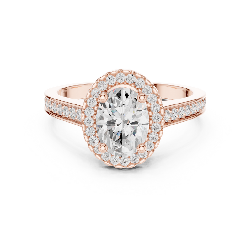 Ladies Ring DDLR-417@7 - Rose Gold - Image