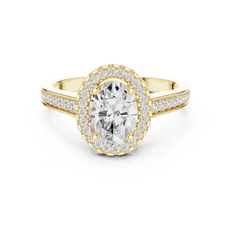 Ladies Ring DDLR-417@7 - Yellow Gold - Image