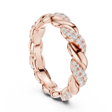 Ladies Ring DDLR-419@7 - Rose Gold - Image