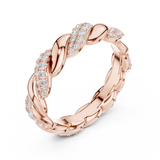 Ladies Ring DDLR-419@7 - Rose Gold - Image