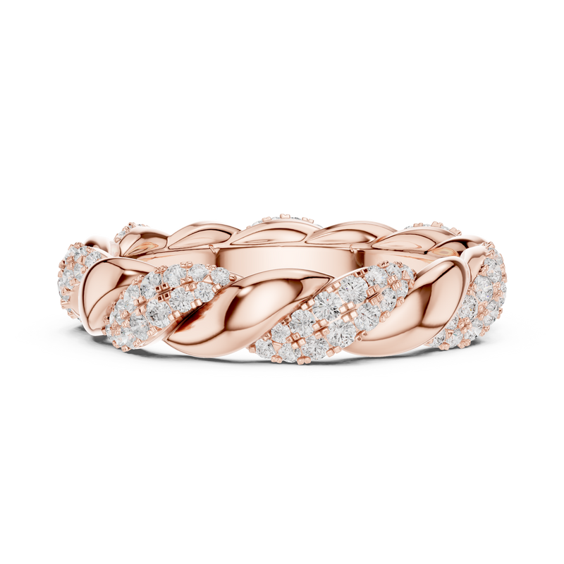 Ladies Ring DDLR-419@7 - Rose Gold - Image
