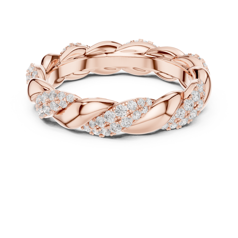 Ladies Ring DDLR-419@7 - Rose Gold - Image