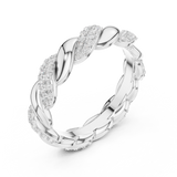 Ladies Ring DDLR-419@7 - White Gold - Image