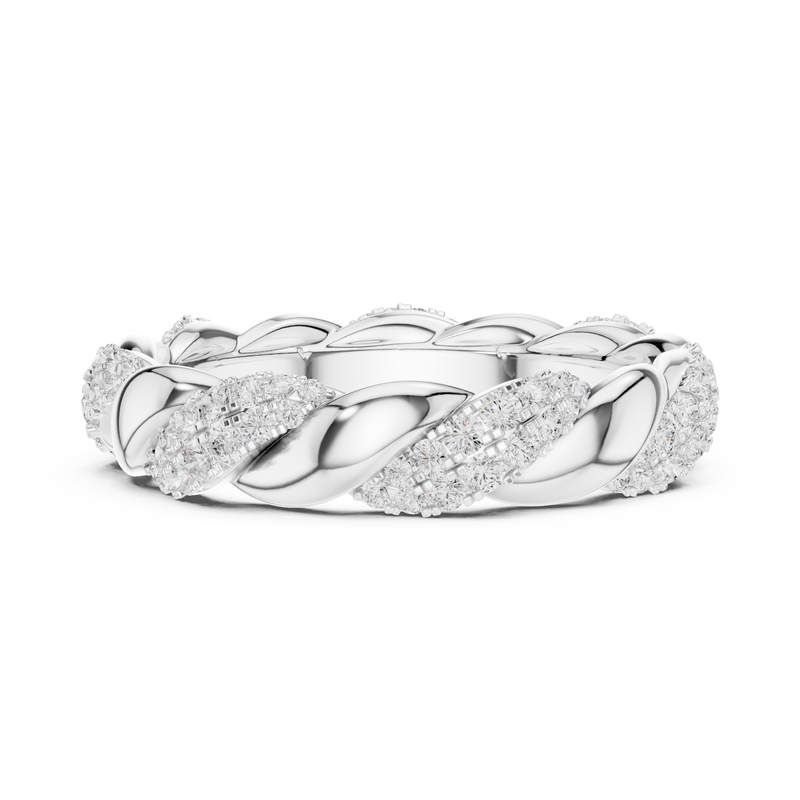 Ladies Ring DDLR-419@7 - White Gold - Image
