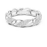 Ladies Ring DDLR-419@7 - White Gold - Image