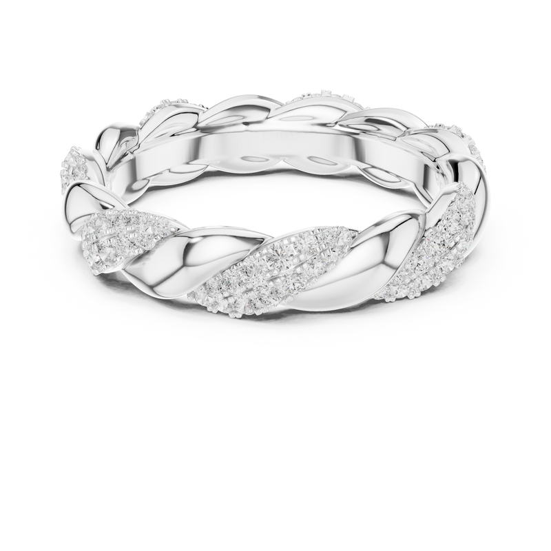 Ladies Ring DDLR-419@7 - White Gold - Image