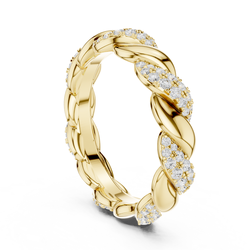 Ladies Ring DDLR-419@7 - Yellow Gold - Image