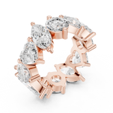 Ladies Ring DDLR-420@7 - Rose Gold - Image