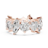 Ladies Ring DDLR-420@7 - Rose Gold - Image