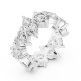 Ladies Ring DDLR-420@7 - White Gold - Image