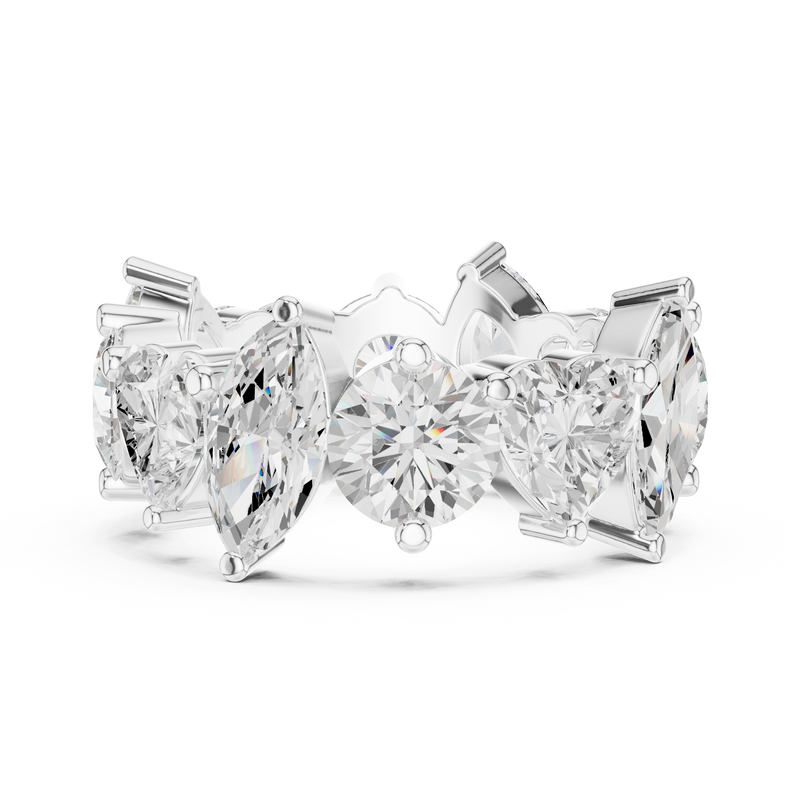 Ladies Ring DDLR-420@7 - White Gold - Image