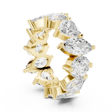 Ladies Ring DDLR-420@7 - Yellow Gold - Image