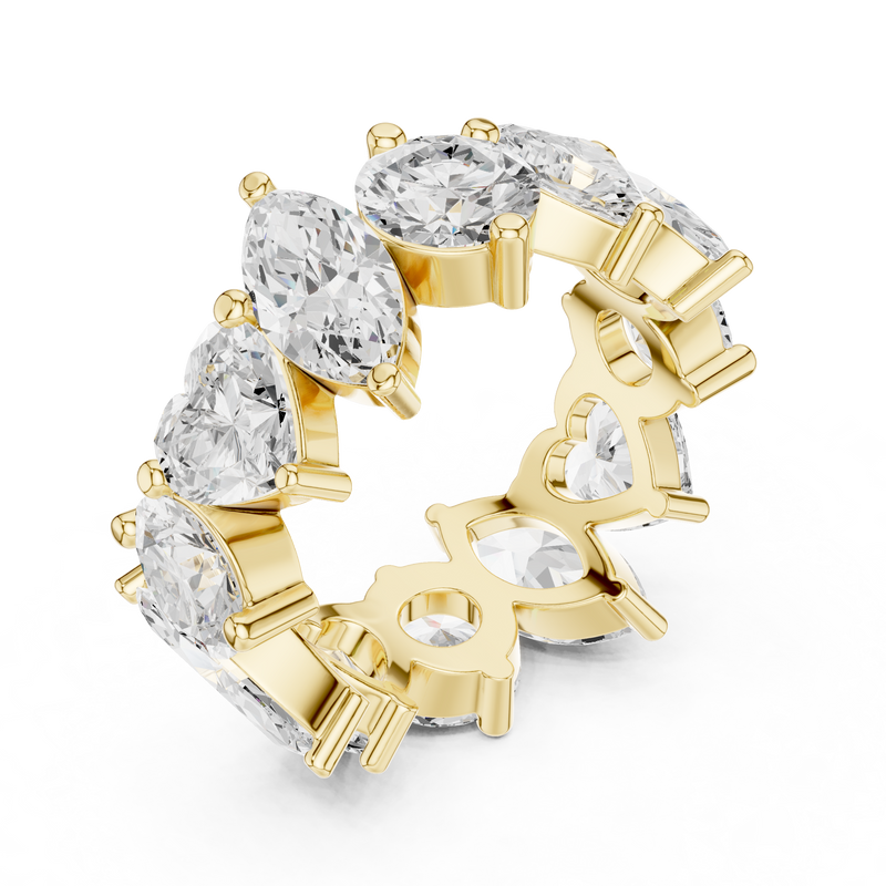 Ladies Ring DDLR-420@7 - Yellow Gold - Image