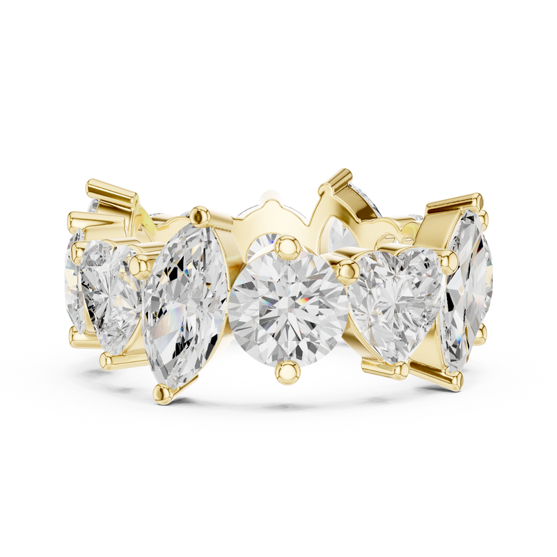 Ladies Ring DDLR-420@7 - Yellow Gold - Image