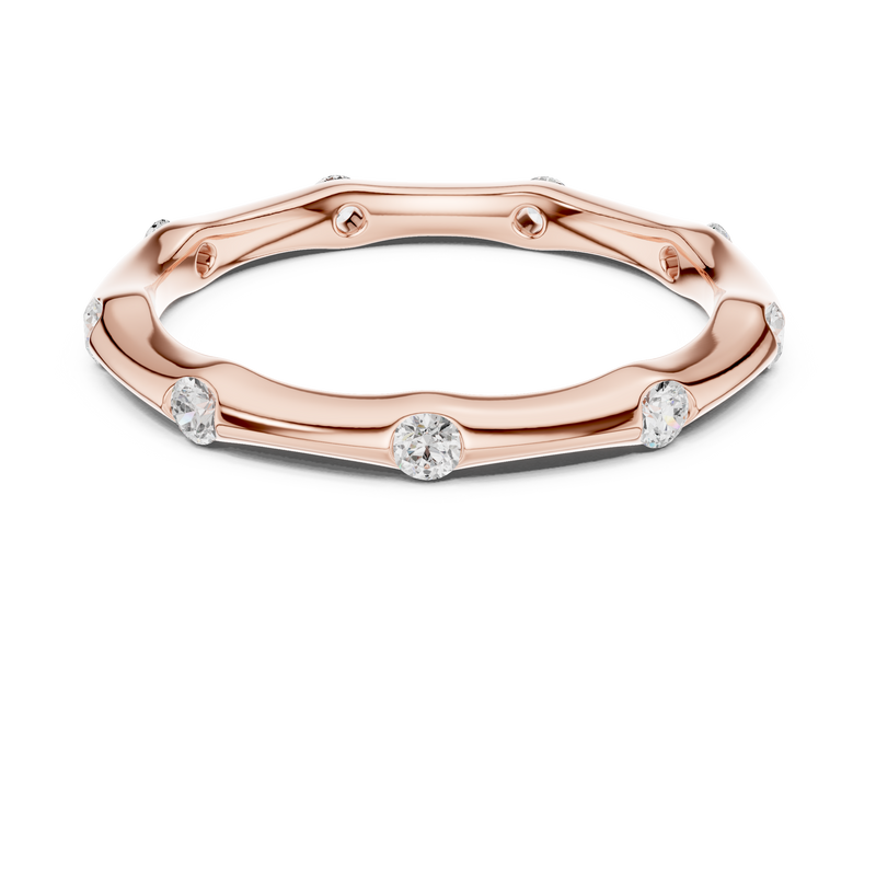 Ladies Ring DDLR-421@7 - Rose Gold - Image