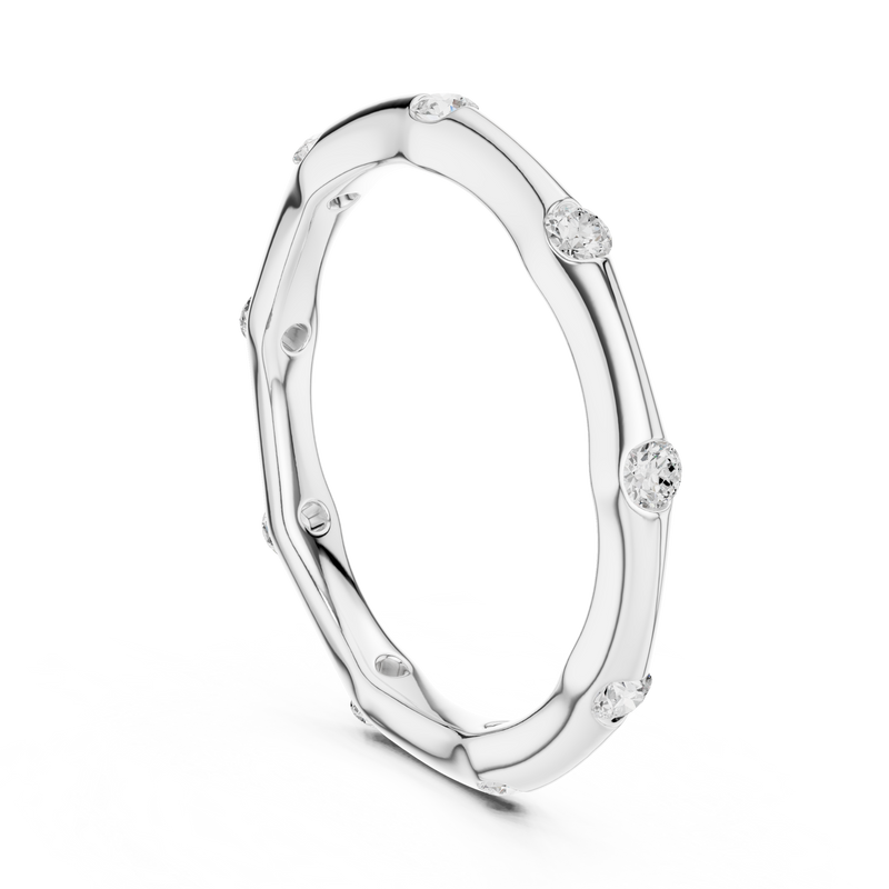 Ladies Ring DDLR-421@7 - White Gold - Image