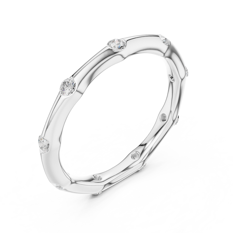 Ladies Ring DDLR-421@7 - White Gold - Image
