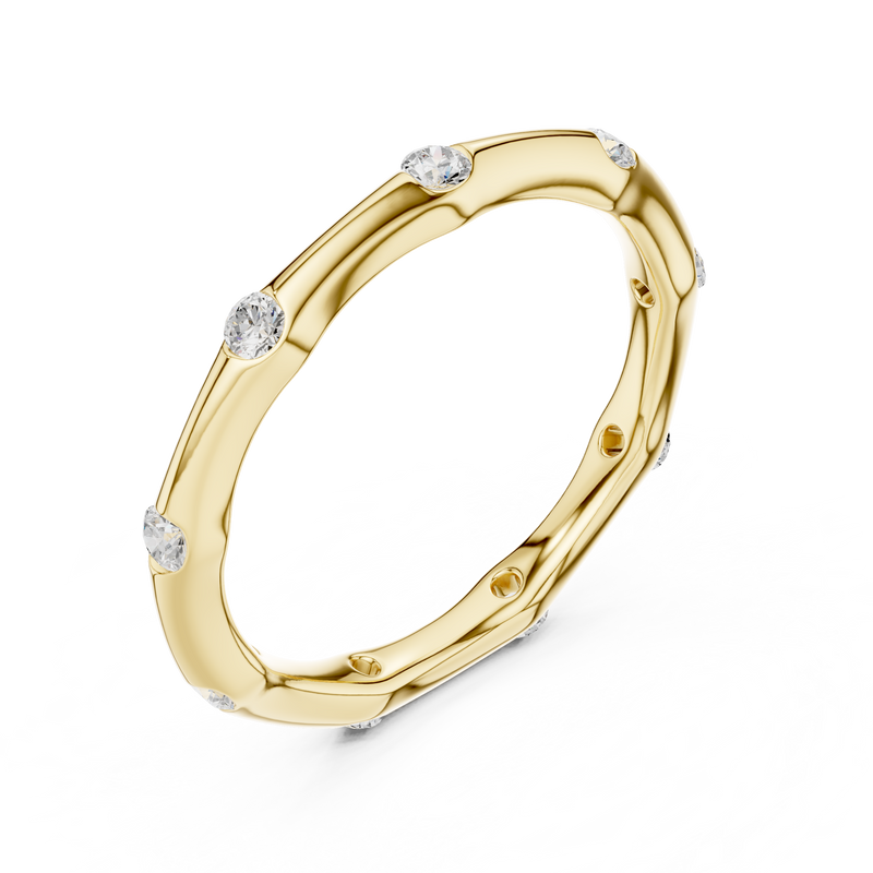 Ladies Ring DDLR-421@7 - Yellow Gold - Image