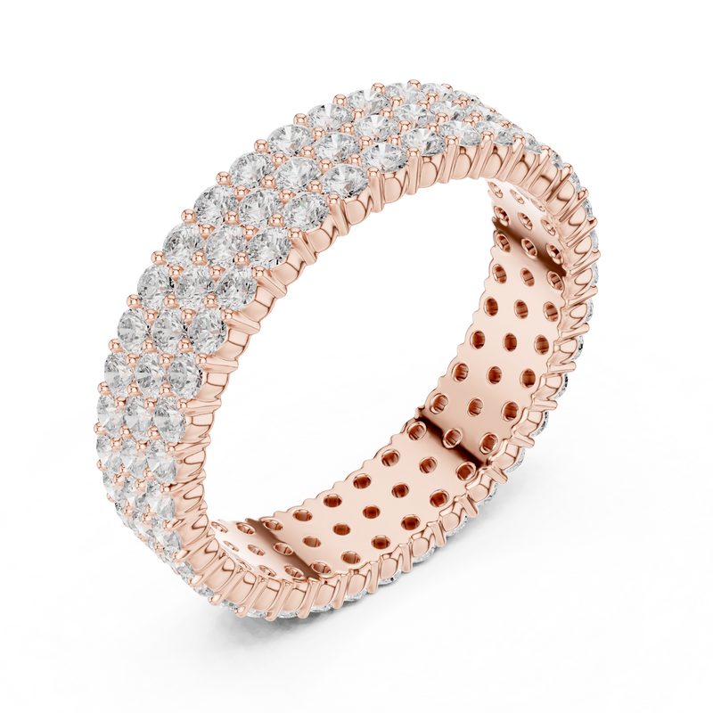 Ladies Ring DDLR-422@7 - Rose Gold - Image