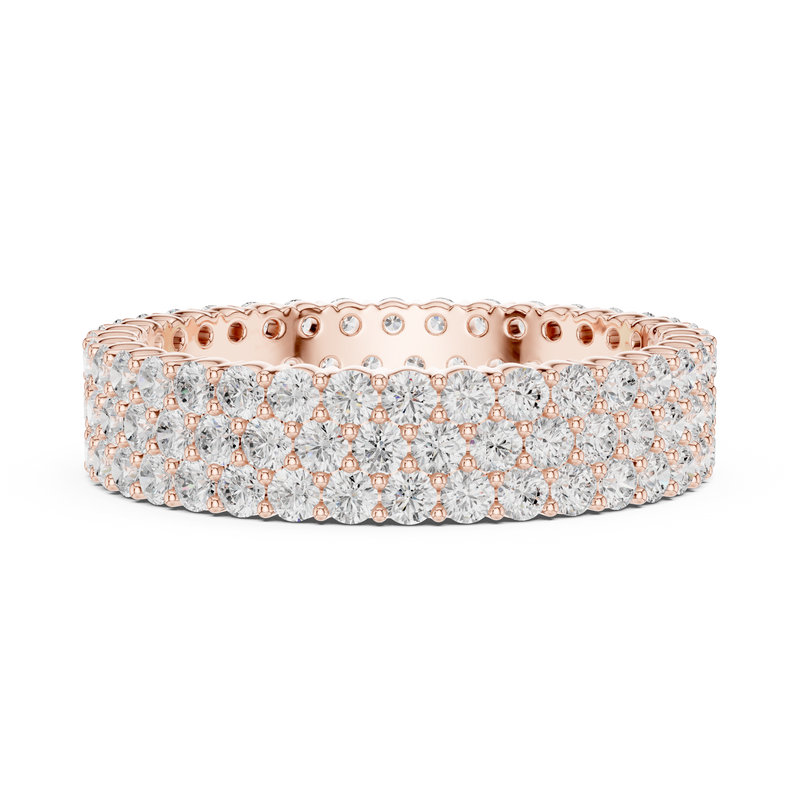 Ladies Ring DDLR-422@7 - Rose Gold - Image