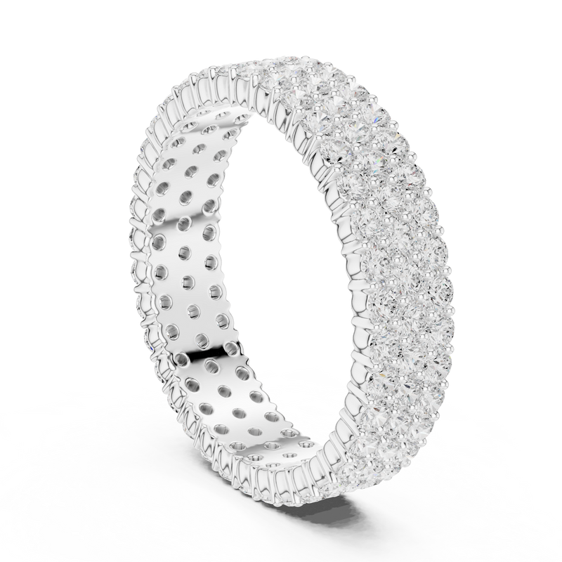 Ladies Ring DDLR-422@7 - White Gold - Image