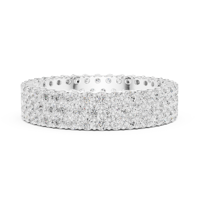 Ladies Ring DDLR-422@7 - White Gold - Image