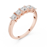 Ladies Ring DDLR-424@7 - Rose Gold - Image