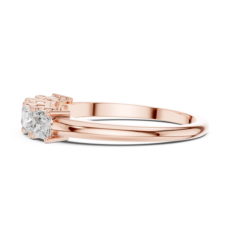 Ladies Ring DDLR-424@7 - Rose Gold - Image