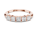 Ladies Ring DDLR-424@7 - Rose Gold - Image