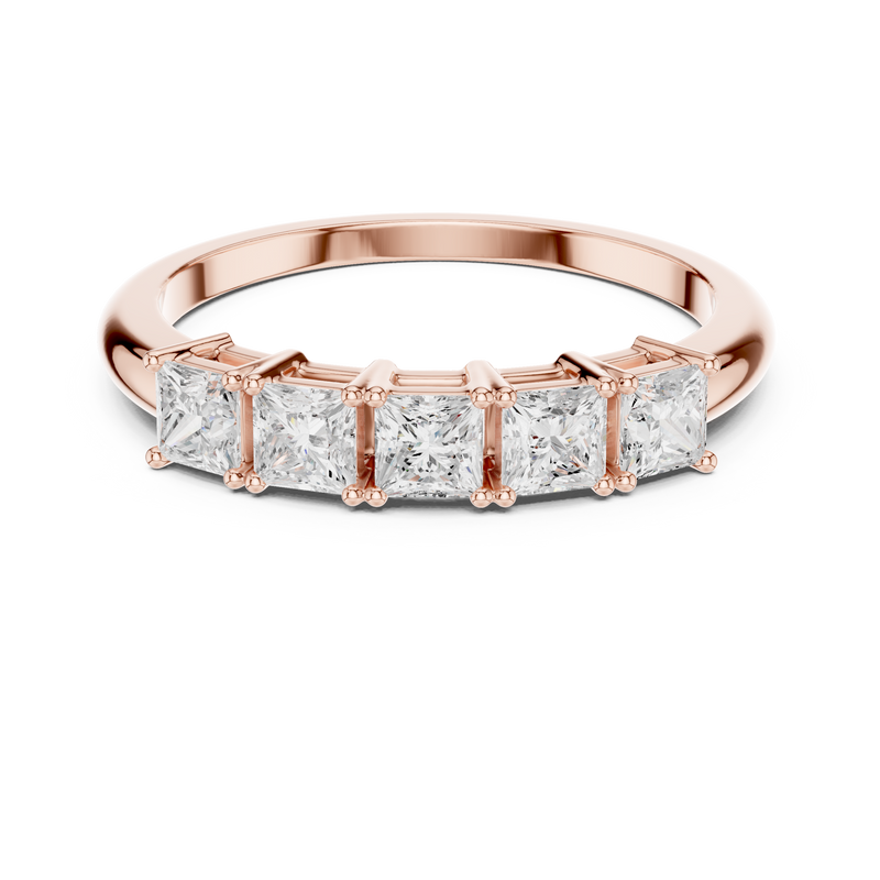 Ladies Ring DDLR-424@7 - Rose Gold - Image
