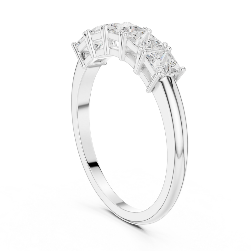 Ladies Ring DDLR-424@7 - White Gold - Image