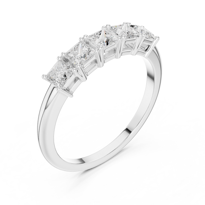 Ladies Ring DDLR-424@7 - White Gold - Image