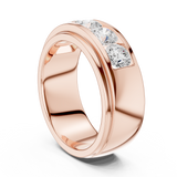 Ladies Ring DDLR-425@7 - Rose Gold - Image