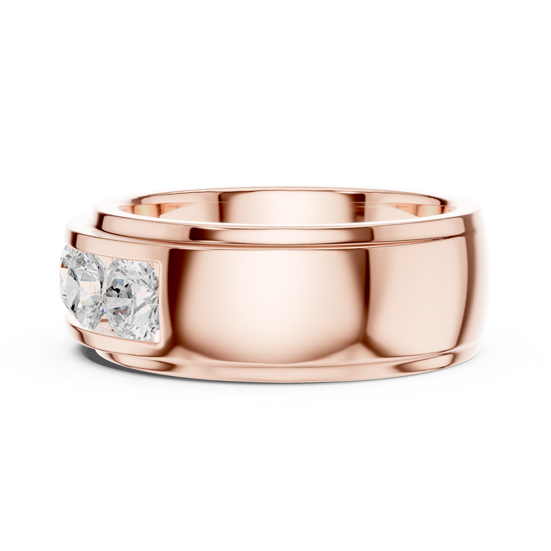 Ladies Ring DDLR-425@7 - Rose Gold - Image