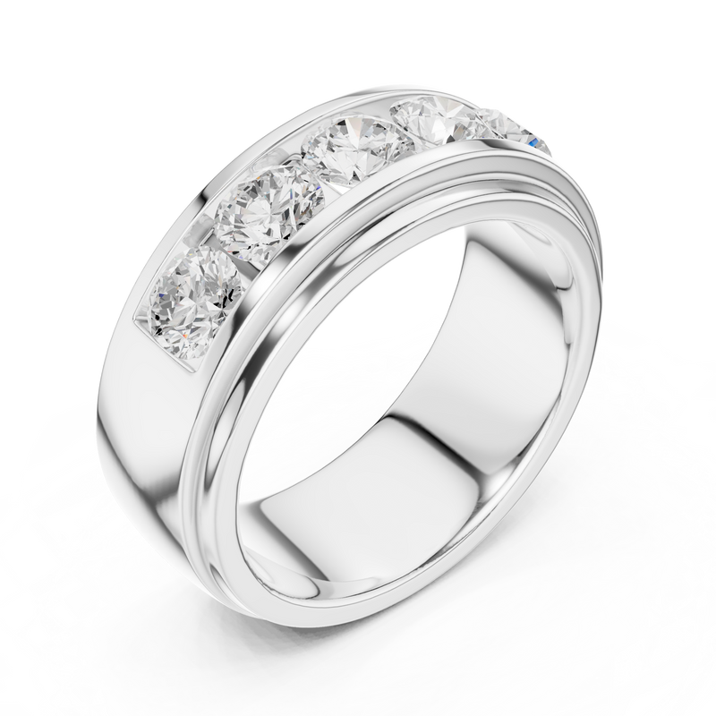 Ladies Ring DDLR-425@7 - White Gold - Image