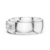 Ladies Ring DDLR-425@7 - White Gold - Image
