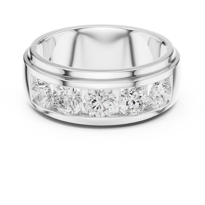 Ladies Ring DDLR-425@7 - White Gold - Image