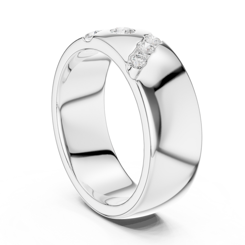 Ladies Ring DDLR-426@7 - White Gold - Image