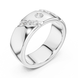 Ladies Ring DDLR-426@7 - White Gold - Image