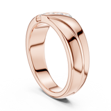 Ladies Ring DDLR-427@7 - Rose Gold - Image