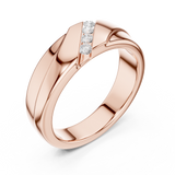 Ladies Ring DDLR-427@7 - Rose Gold - Image