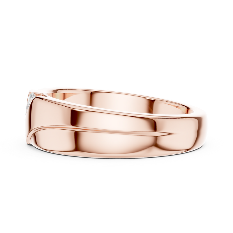 Ladies Ring DDLR-427@7 - Rose Gold - Image