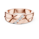 Ladies Ring DDLR-427@7 - Rose Gold - Image