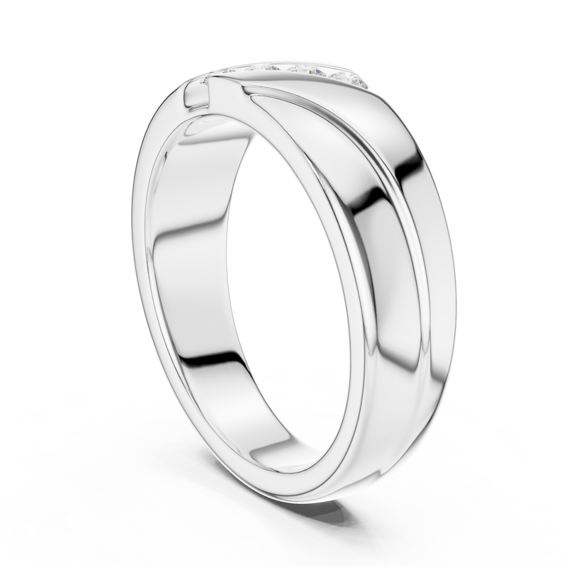 Ladies Ring DDLR-427@7 - White Gold - Image