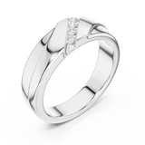 Ladies Ring DDLR-427@7 - White Gold - Image