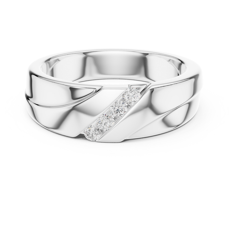 Ladies Ring DDLR-427@7 - White Gold - Image