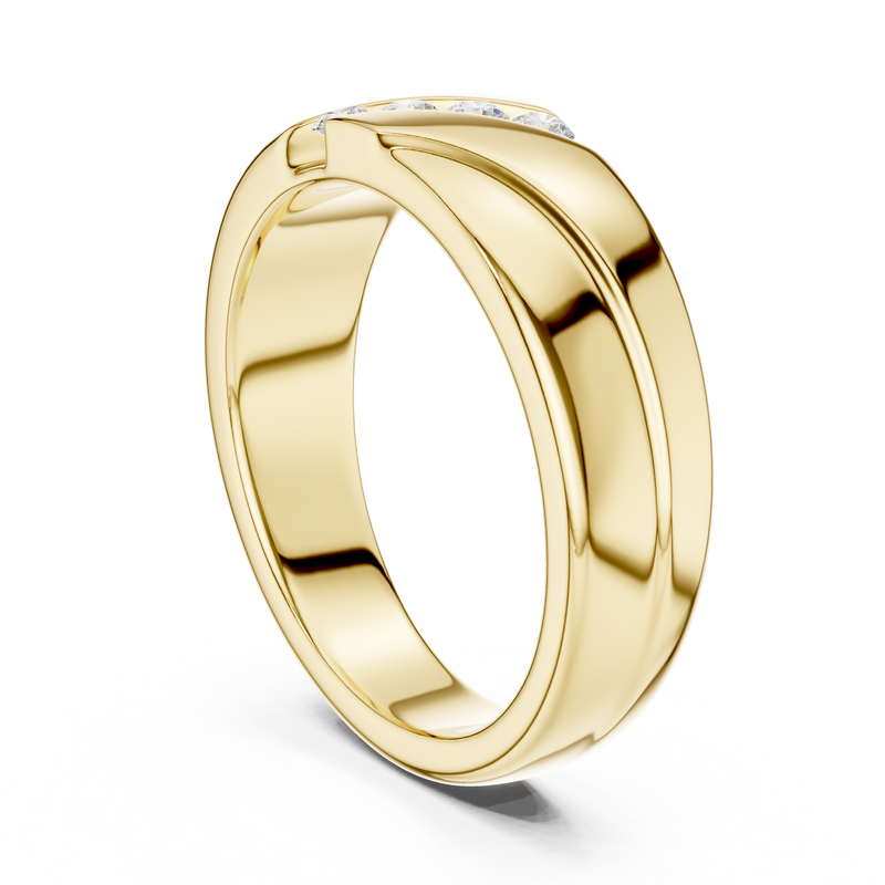 Ladies Ring DDLR-427@7 - Yellow Gold - Image