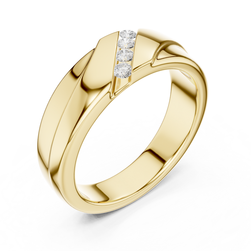 Ladies Ring DDLR-427@7 - Yellow Gold - Image